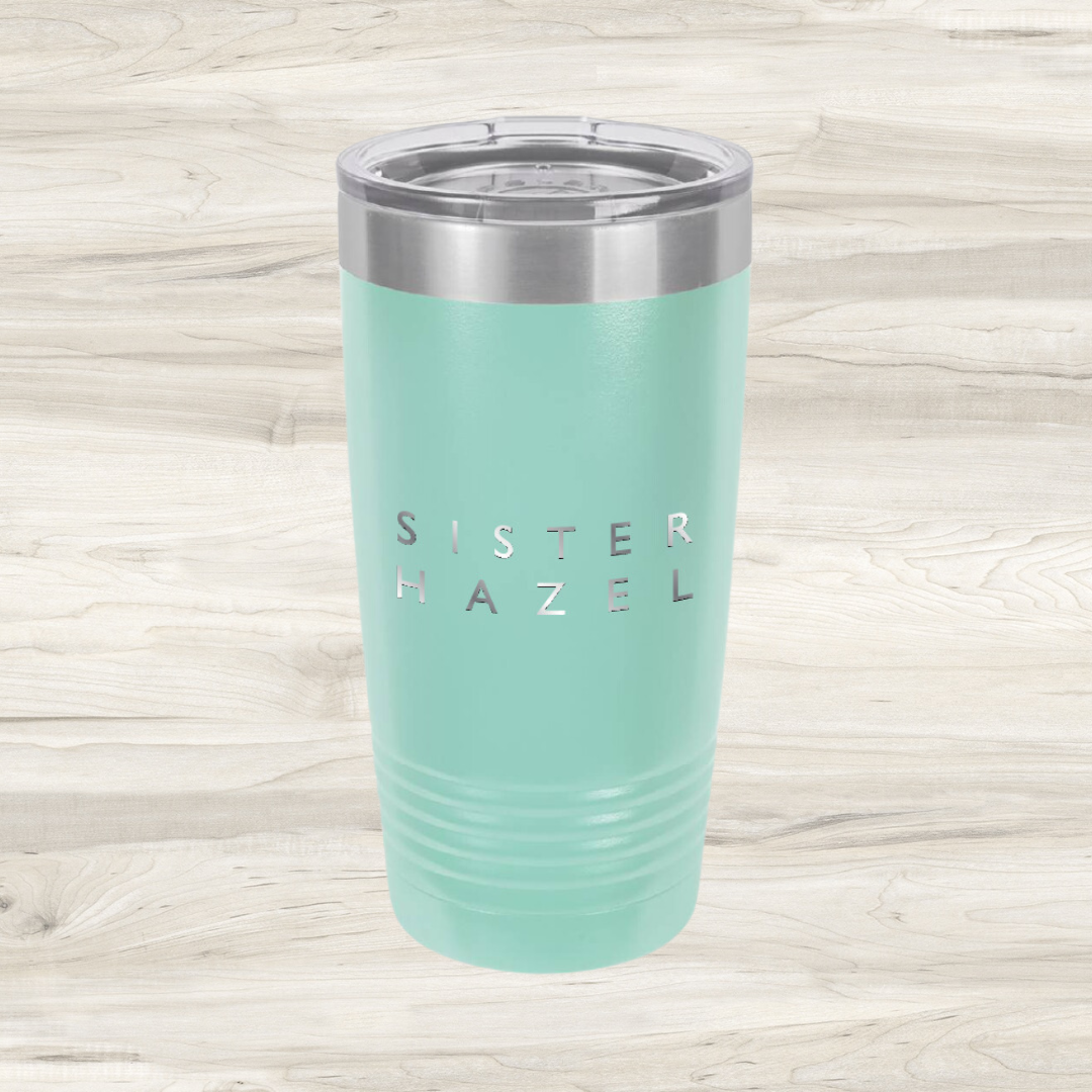 Teal Polar Insulated 20oz. Tumbler – Sister Hazel Merch Store by Campus  Customs