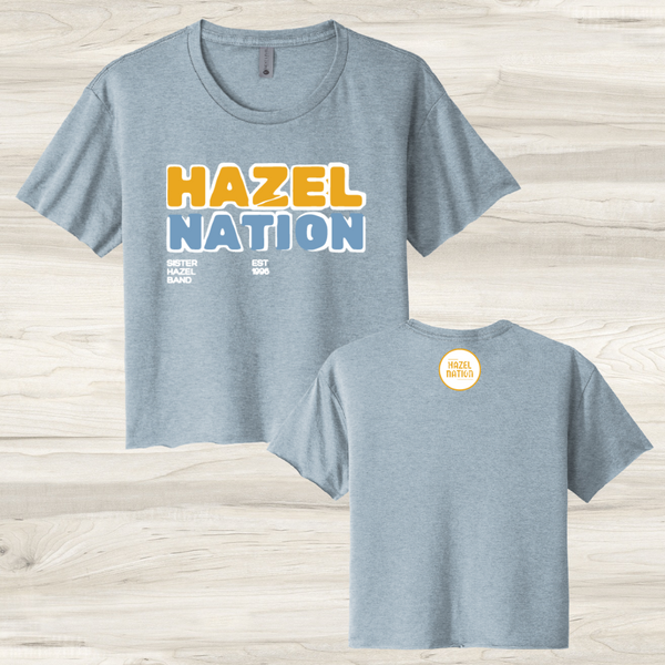 Womens Crop Hazel Nation T-Shirt