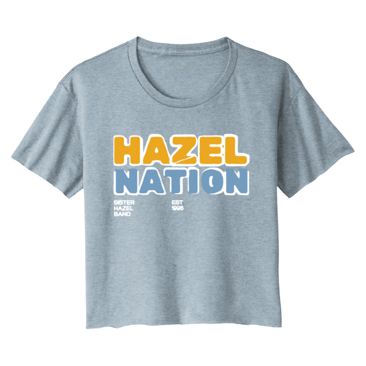 Sister Hazel Womens Hazel Nation Cropped T-Shirt
