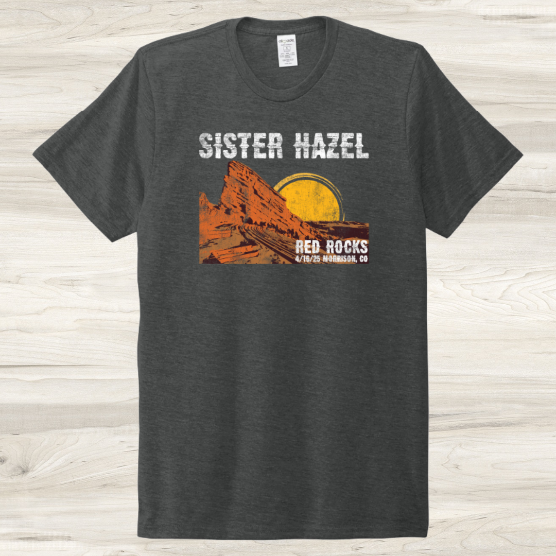 Sister Hazel Red Rocks 2025 T-Shirt – Sister Hazel Merch Store by ...